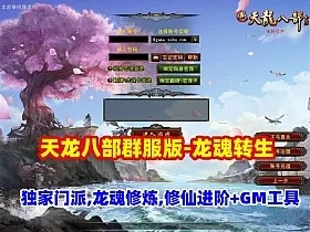 天龙八部群服版本【龙魂转生】单机端,独家门派,龙魂修炼,修仙进阶等+GM工具及视频教程